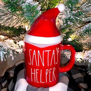 Rae Dunn Santa’s Helper Christmas mug